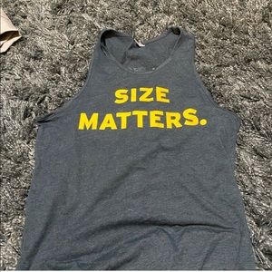 Medium tank top no returns